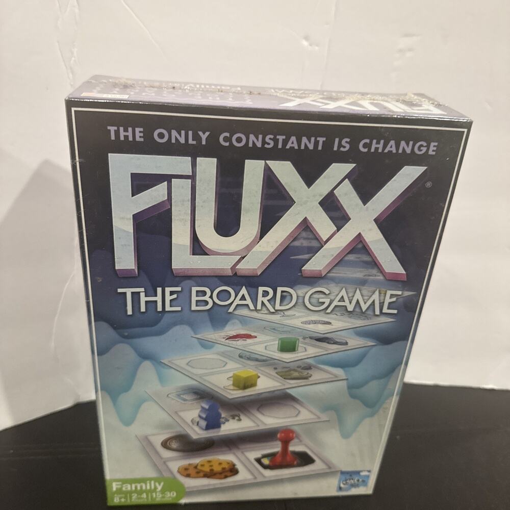 Fluxx The Board Game Looney Labs New Factory Sealed Torn Shrink Wrap Family